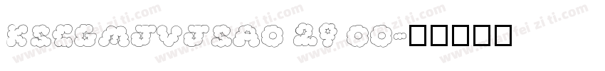 KSCGMJVJSA0 29 00字体转换